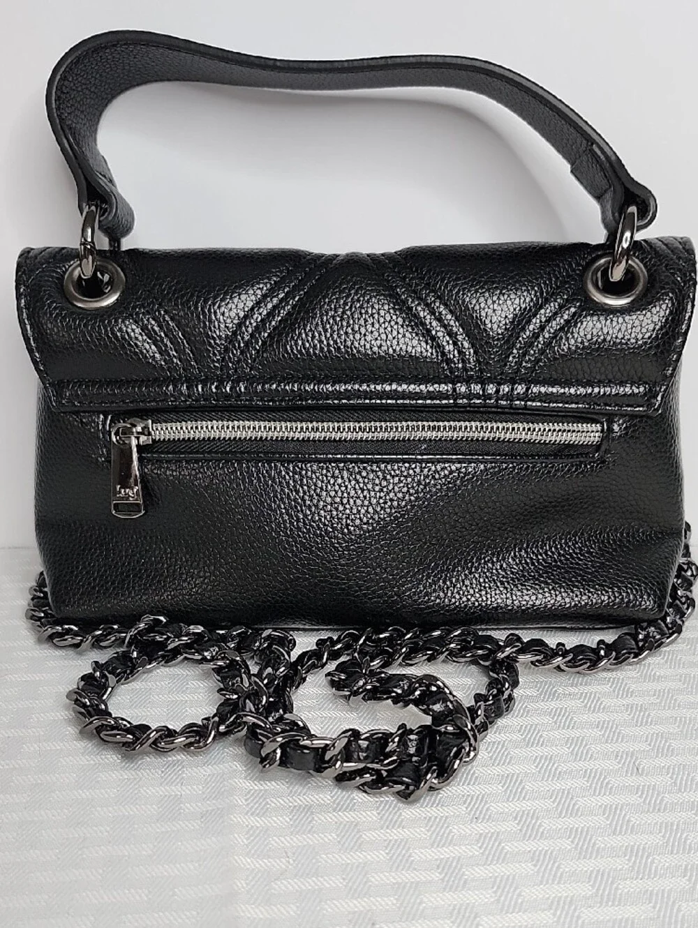 Lug Cadence Black Small Quilted Crossbody
